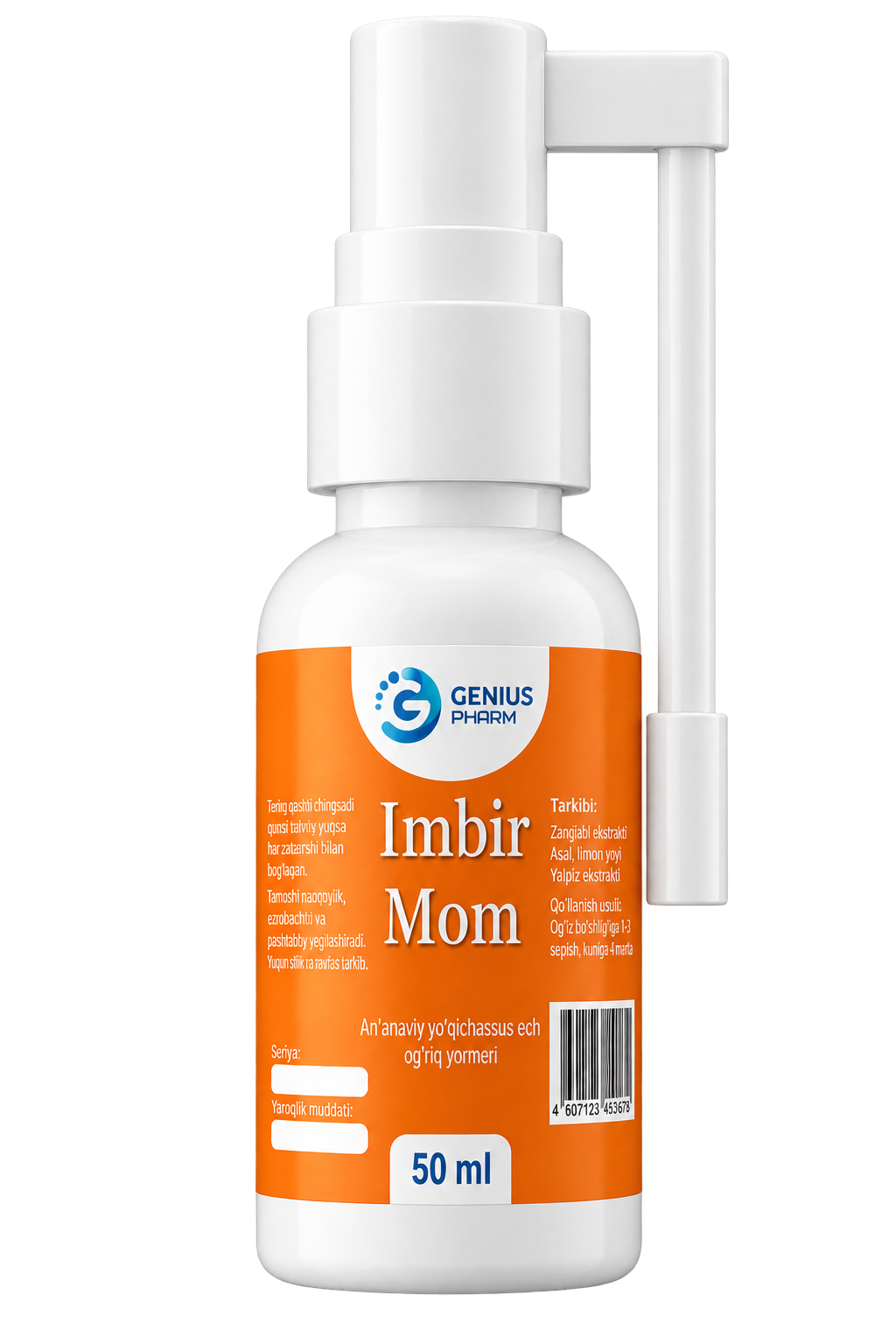 Imbir Mom — spray, Genius Pharm