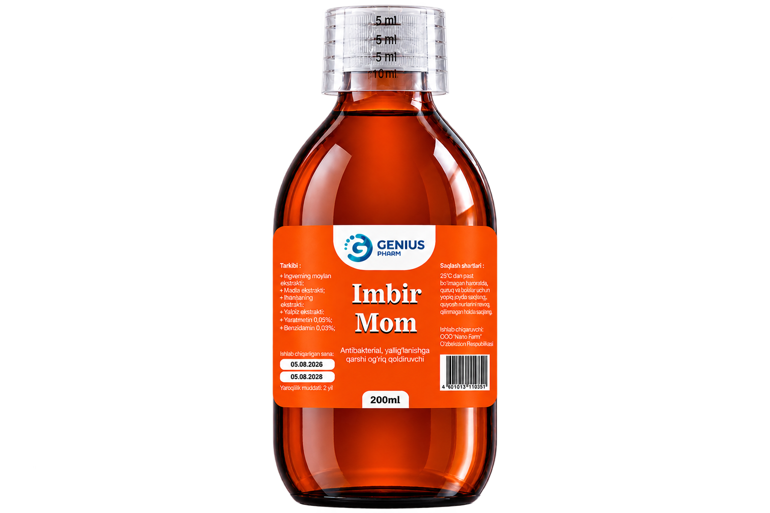 Imbir Mom Sirop