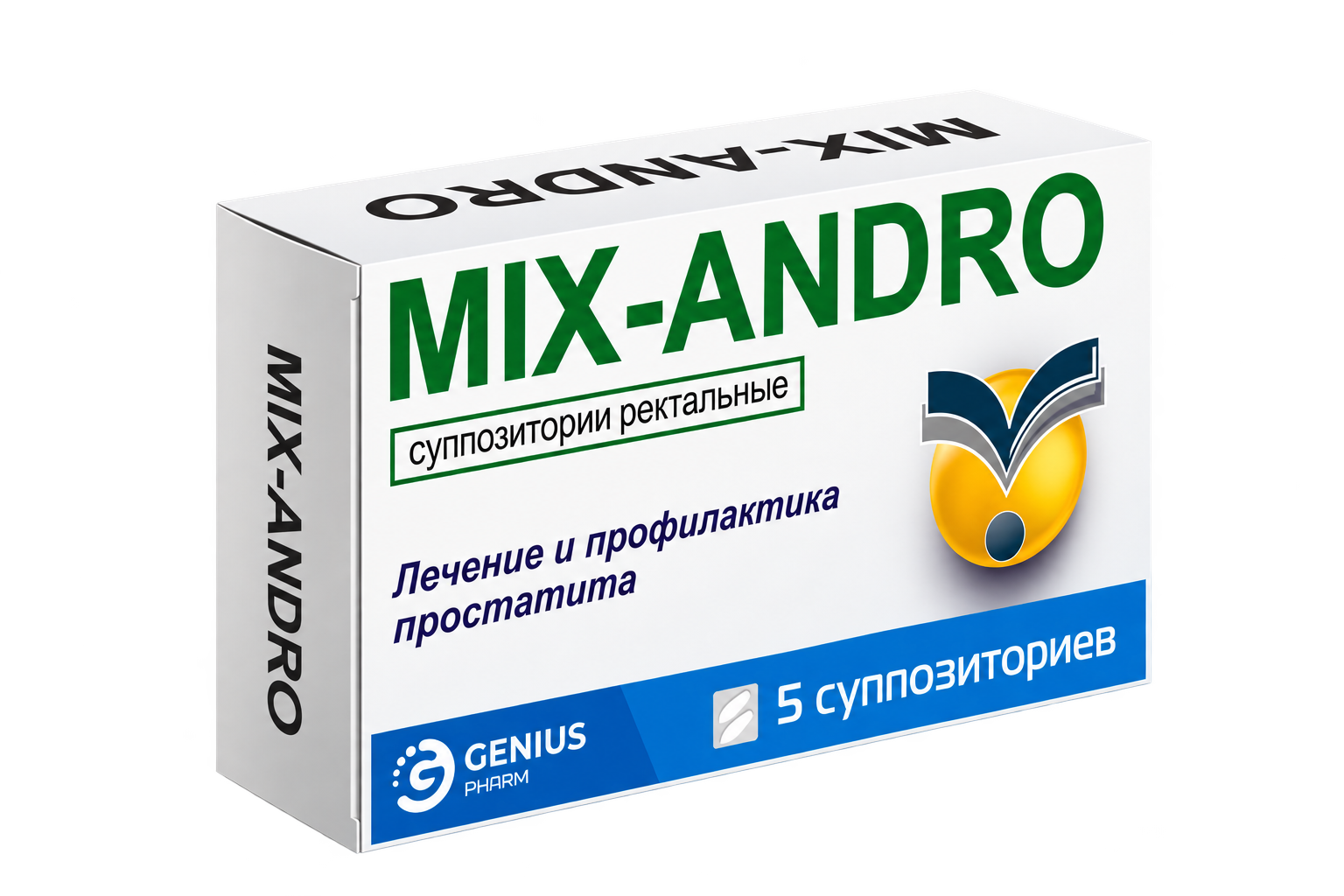 Mix Andro — suppozitoriy, Genius Pharm