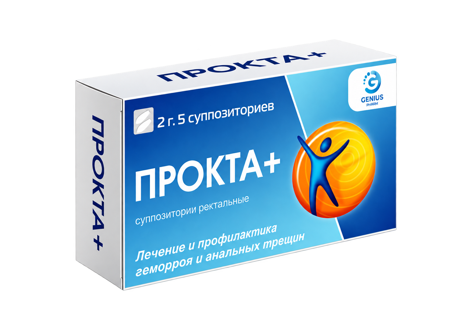 Prokta plus — suppositories, Genius Pharm
